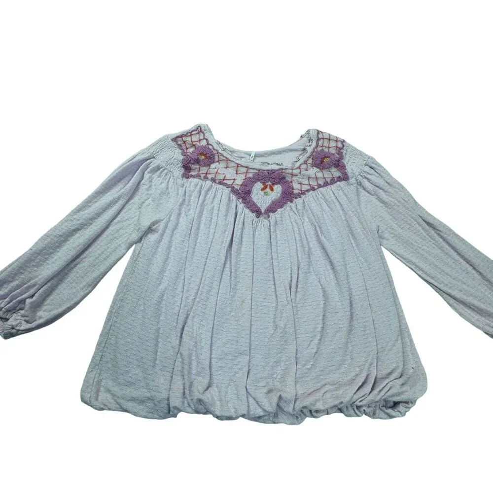 Free People Lavender Bloiuse Size Small‎ Beautiful